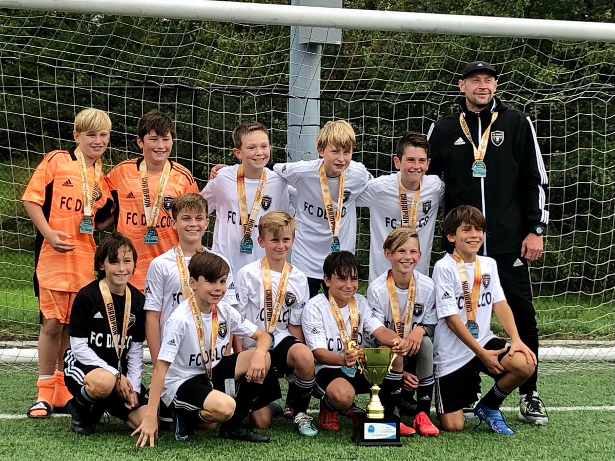 FCDELCO2's tweet photo. Shout out to the #fcdelco10boys Pre-MLS NEXT and Coach @ashuptar3 who were CHAMPS π in the top bracket at #explorercup π₯! More hardware for the π€ + π π! #wearethefuture https://t.co/qdd9ArAkW6