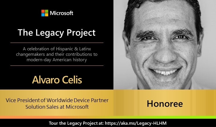 alvarocelis's tweet photo. This #HispanicHeritageMonth we celebrate the impact of our community. It is an honor to be among the leaders highlighted in the Hispanic and Latinx Legacy Virtual Museum. https://t.co/xU8rhZew0K
#microsoftlatinx #HitecLeaders #PushUpPullUp https://t.co/FJxzFnN1py