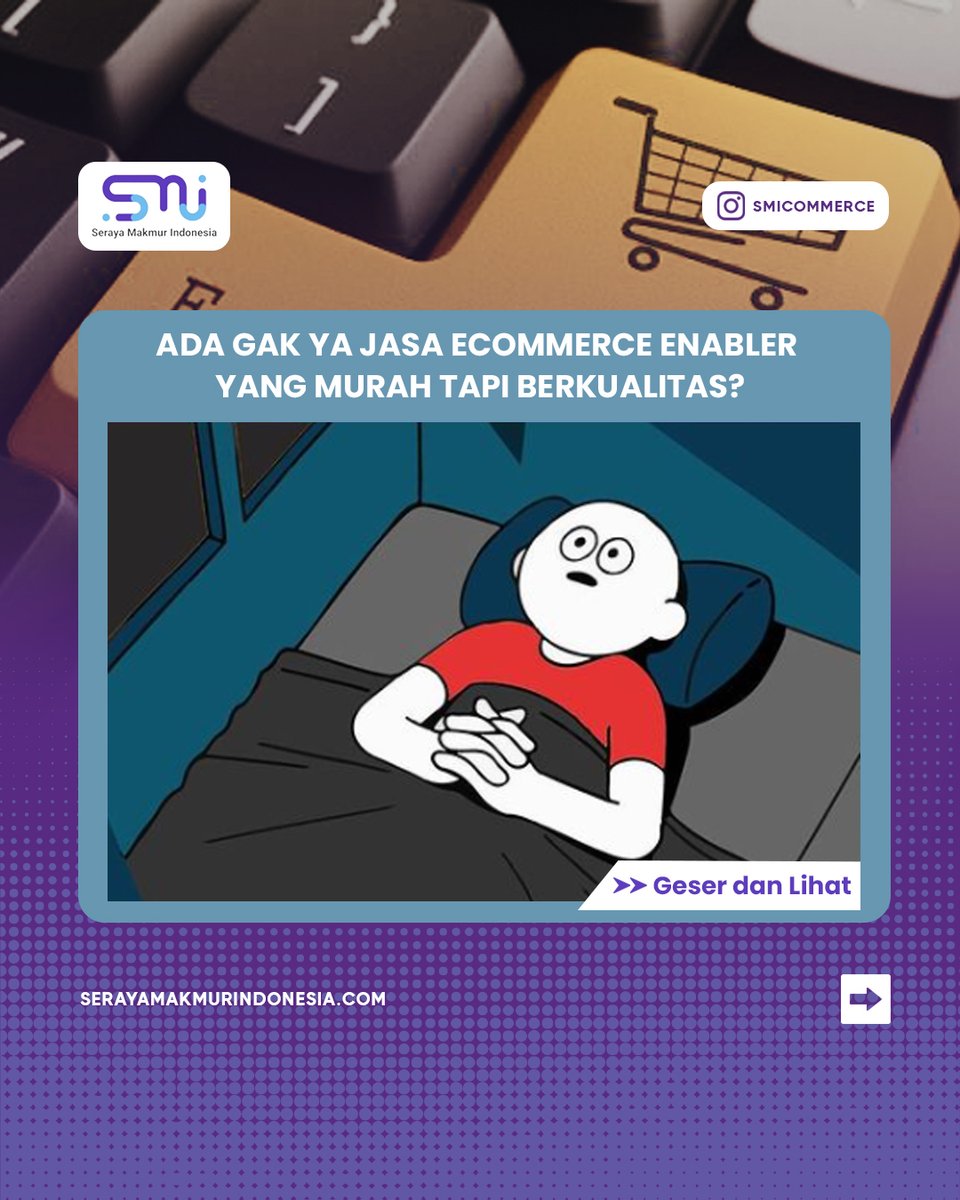Serayamakmurcom's tweet photo. Dengan harga semurah ini, kalian tinggal terima beres aja karena dari mulai penerimaan order,customer service,pencatatan stok barang bahkan sampai pengiriman akan ditangani sepenuhnya oleh SMI Commerce.

Buruan kunjungi https://t.co/DZs1PncdAh untuk mendapatkan info selengkapnya. https://t.co/yAdRaNqCrE