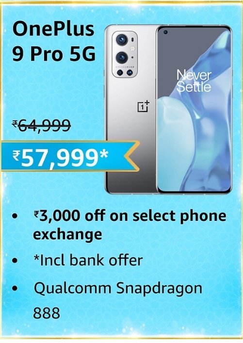 Pulkit9061's tweet photo. MEGA GIVEAWAY 
--GUESS &amp; WIN--

Answer:  OnePlus 9 Pro 

#MADonMobile 
@91mobiles  @amazonIN https://t.co/S28YnYANEP