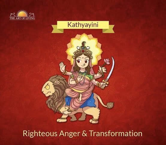 AOLSwamiji's tweet photo. स्वर्णाआज्ञा चक्र स्थितां षष्टम दुर्गा त्रिनेत्राम्। वराभीत करां षगपदधरां कात्यायनसुतां भजामि॥      (#Katyayani #NavratriWithGurudev @BangaloreAshram ) (3) https://t.co/vjYMSFVM0q