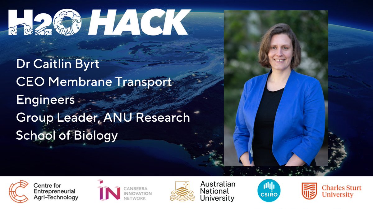 ANUAgrifood's tweet photo. @BotanicGeek Dr Caitlin Byrt's talk from this morning during the #H2OHack is now available to view on the CEAT YouTube channel. Check out her talk on turning #wastewater into #cleanwater & creating a successful start up business
https://t.co/igRSMclhHH
@ourANU @scienceANU https://t.co/qzQL6t2B2d