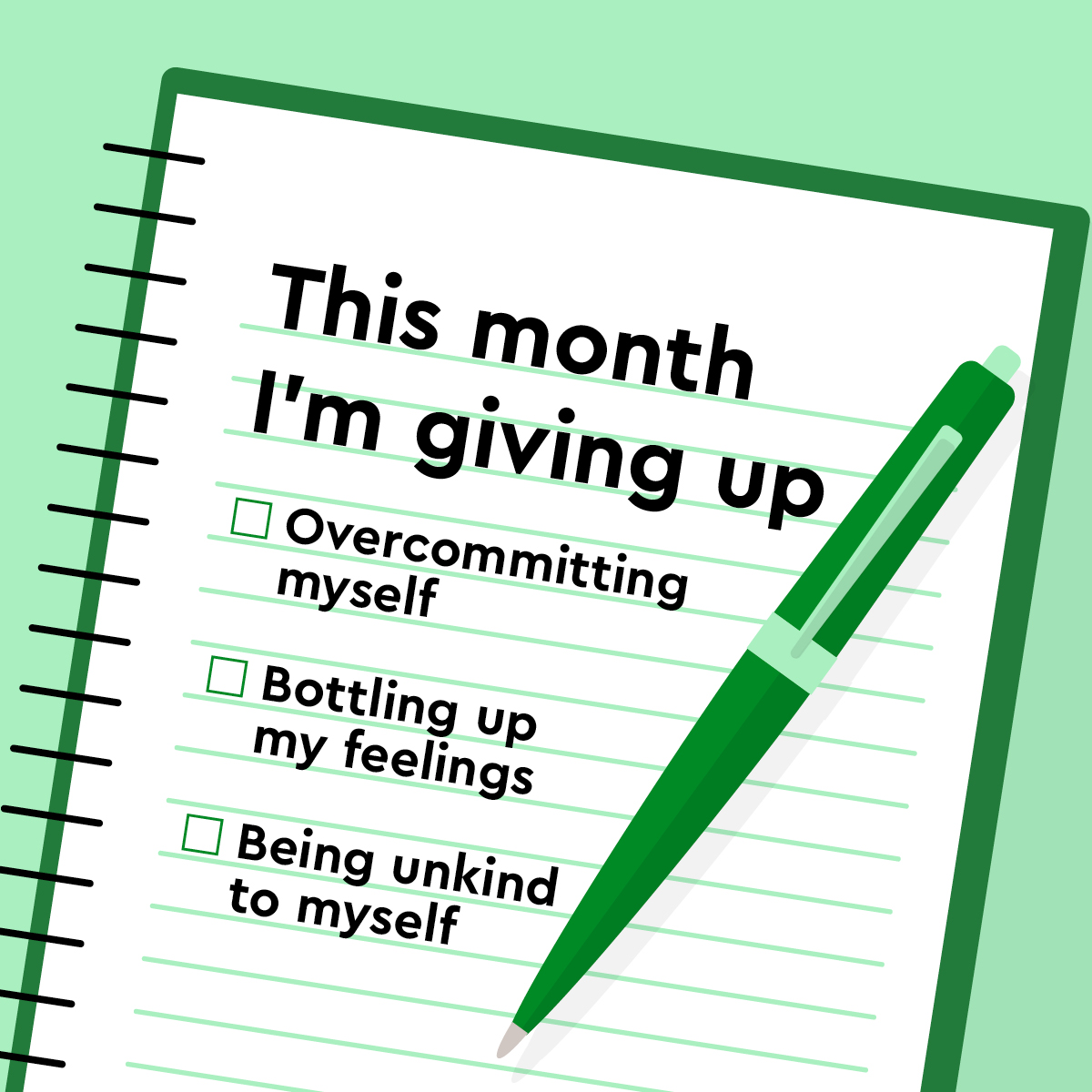 What would you add to the list? 📋 It's not too late to give something up this month and help us support people living with cancer. Visit our website and take on the 14 or 21-day challenge: gosober.org.uk