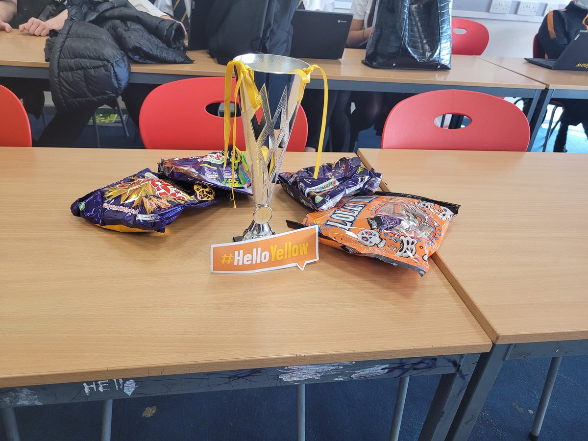 MrsWardPL's tweet photo. Quiz champions from last week's #HelloYellow University challenge!

Well done 11ESE @MaestegSchool https://t.co/m3o13yjgmD
