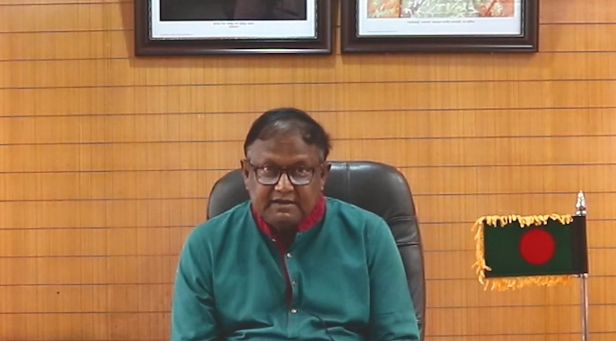 UNESCAP's tweet photo. "While we emphasize on the production of commodity and promotion of trade as an engine of growth, we must emphasize on green economy for achieving #2030Agenda for #SDGs," shared #Bangladesh's Ministry of Commerce Tipu Munshi at the #APTIR 2021 Launch. https://t.co/e9sTj8yhYN