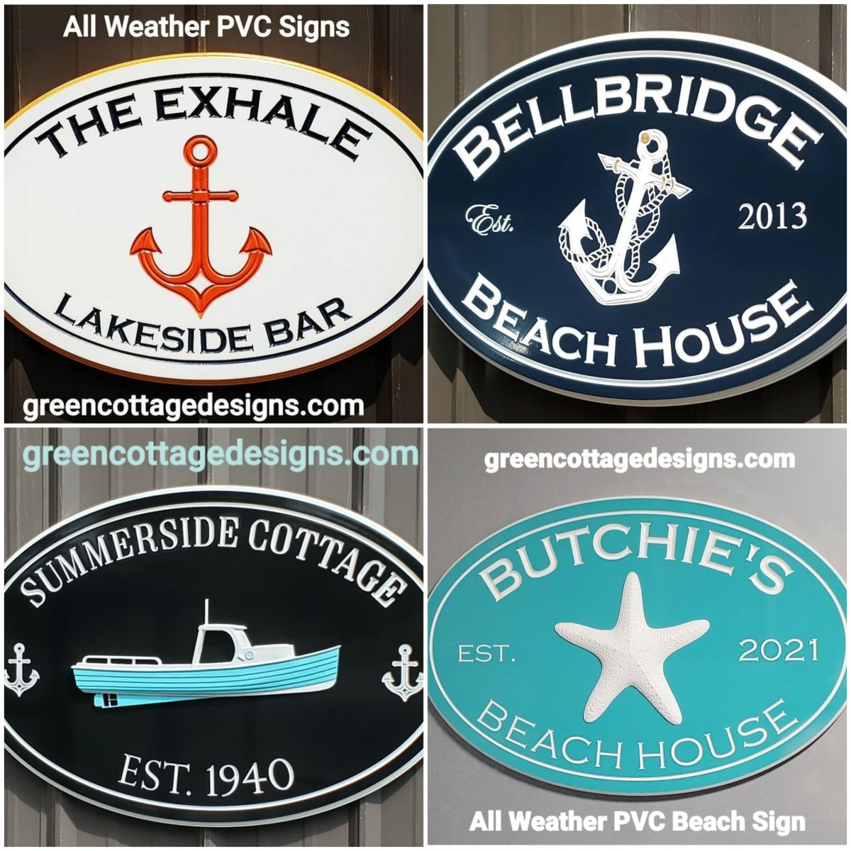 cottage_green's tweet photo. Cottage Signs https://t.co/mxWEx0l0jL
Custom Outdoor All Weather Signs๐Computer Renderings Provided #Cottage #FarmCottage #guestCottage #BeachCottage #LakeCottage #cottagesign https://t.co/o7NVqKaC8S