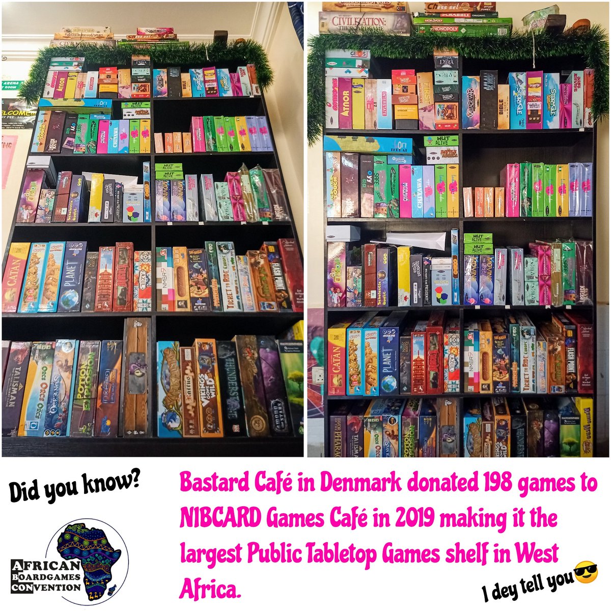 nibcardgames's tweet photo. Did you know?  I dey tell you 😎

@Bastard_Cafe thank you 🥺🙏🏽. Thank you Bo and Ole!

#NIBCARDGamesCafé #ABCon #ABCon2021 #ABConKids #ABConAwards https://t.co/aJLZgZGmj5