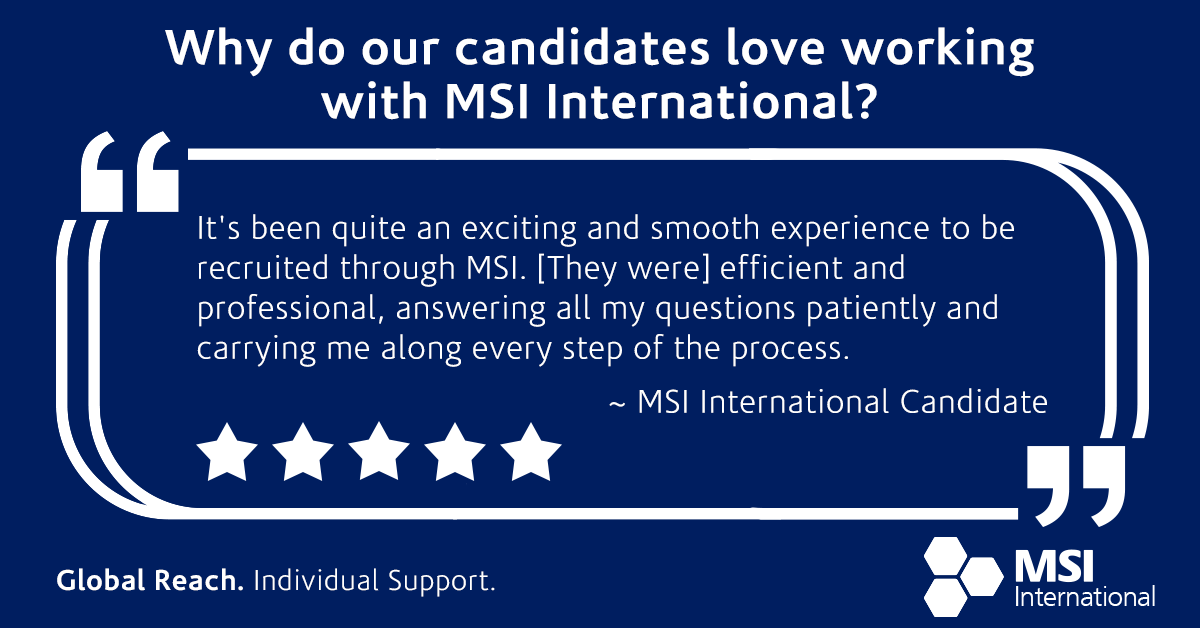 MSIInternation1's tweet photo. What makes MSI International special? We look after our candidates at every stage of their journey, from initial interview to their arrival in the UK and ongoing career. #internationalrecruitment #healthcarestaffing #overseas #msijourneys. Find out more at https://t.co/VcsEktecce https://t.co/7zR1OnRXLU