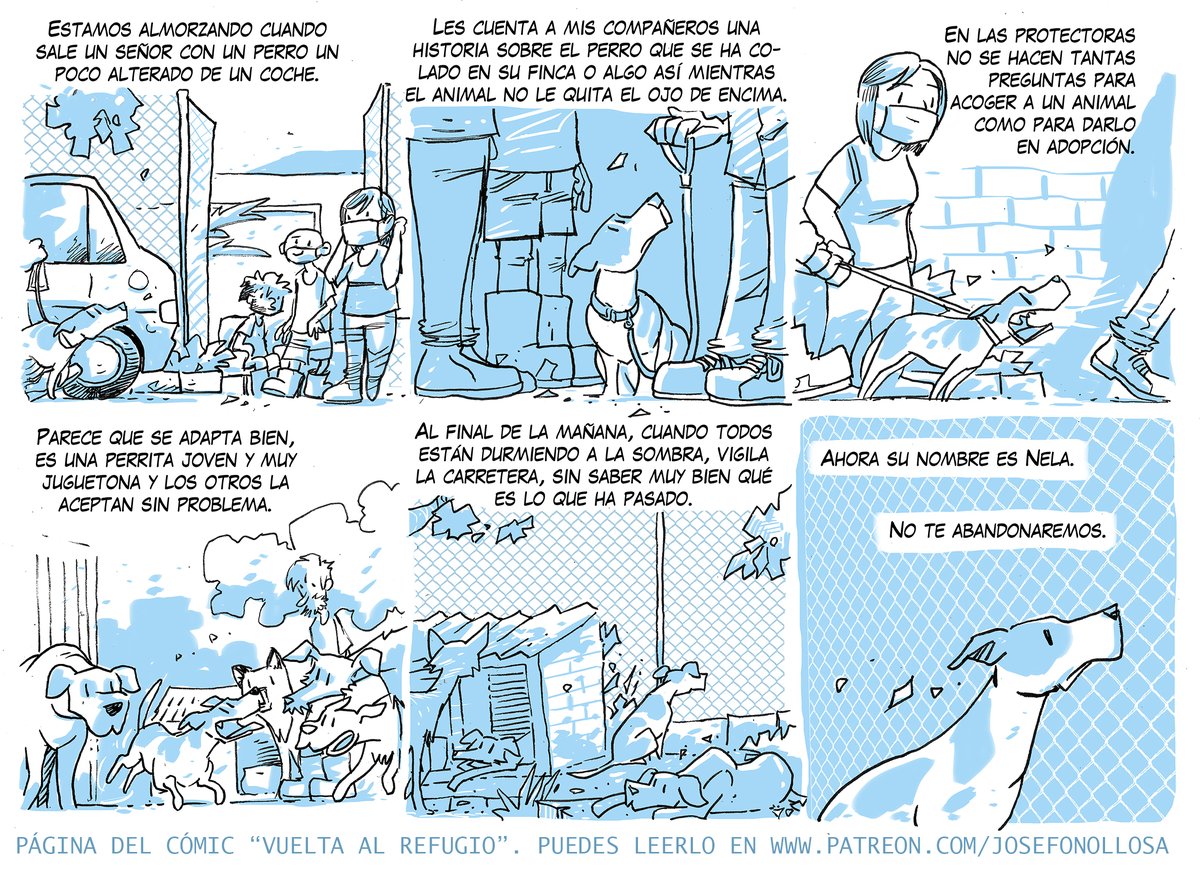 en "Diario de un refugio" cuento como han sido estos meses en la protectora de la que soy voluntario. Estamos en preventa, puedes leer las primeras 20 paginas en el enlace grafitoeditorial.com/producto/diari… ¿nos ayudas con un RT?