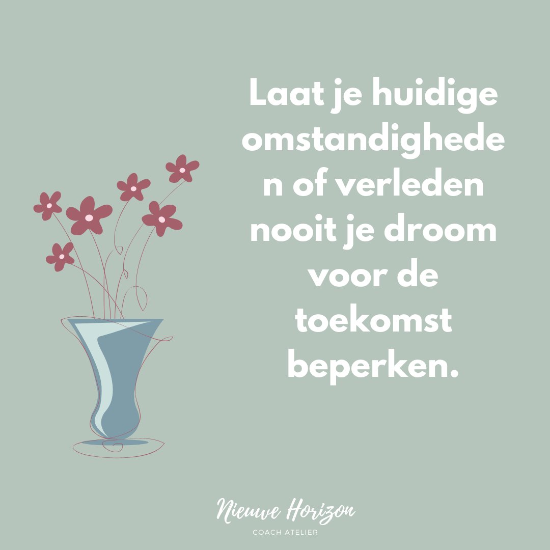 Dream big! We laten ons vaak beperken door aannames dat iets niet kan, omdat (noem hier jouw honderden redenen op....). Ga gewoon op reis en ontdek spelend en creërend wat er kan ontstaan.