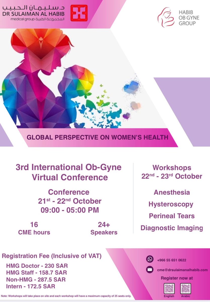HMG's tweet photo. 3rd International Ob-Gyne Virtual Conference . https://t.co/beGVm3e7gr