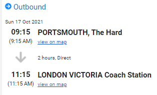 PJ_37's tweet photo. @nxcare Hi - I'm looking at getting the 0915 Portsmouth-London Victoria coach on 17/10/21. How will the Great South Run road closures effect this service please? The website still let me book so I assume all ok? https://t.co/BVb3zAC3NU