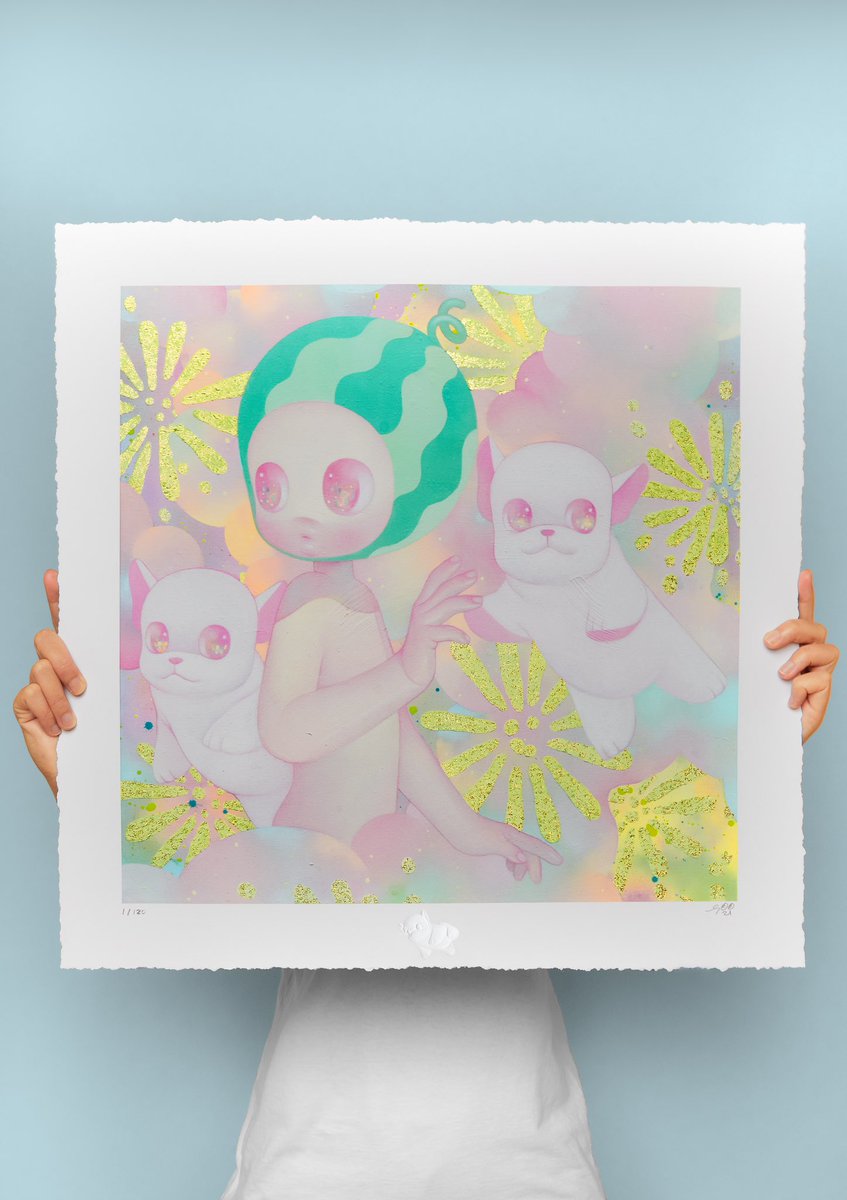 soyounleeart's tweet photo. GM new limited edition prints available ❤️ edition of 120! 

https://t.co/fvLhk67V4j

#ArtistonTwiter #soyounlee #mango #decolab https://t.co/G3GVAv8lbD