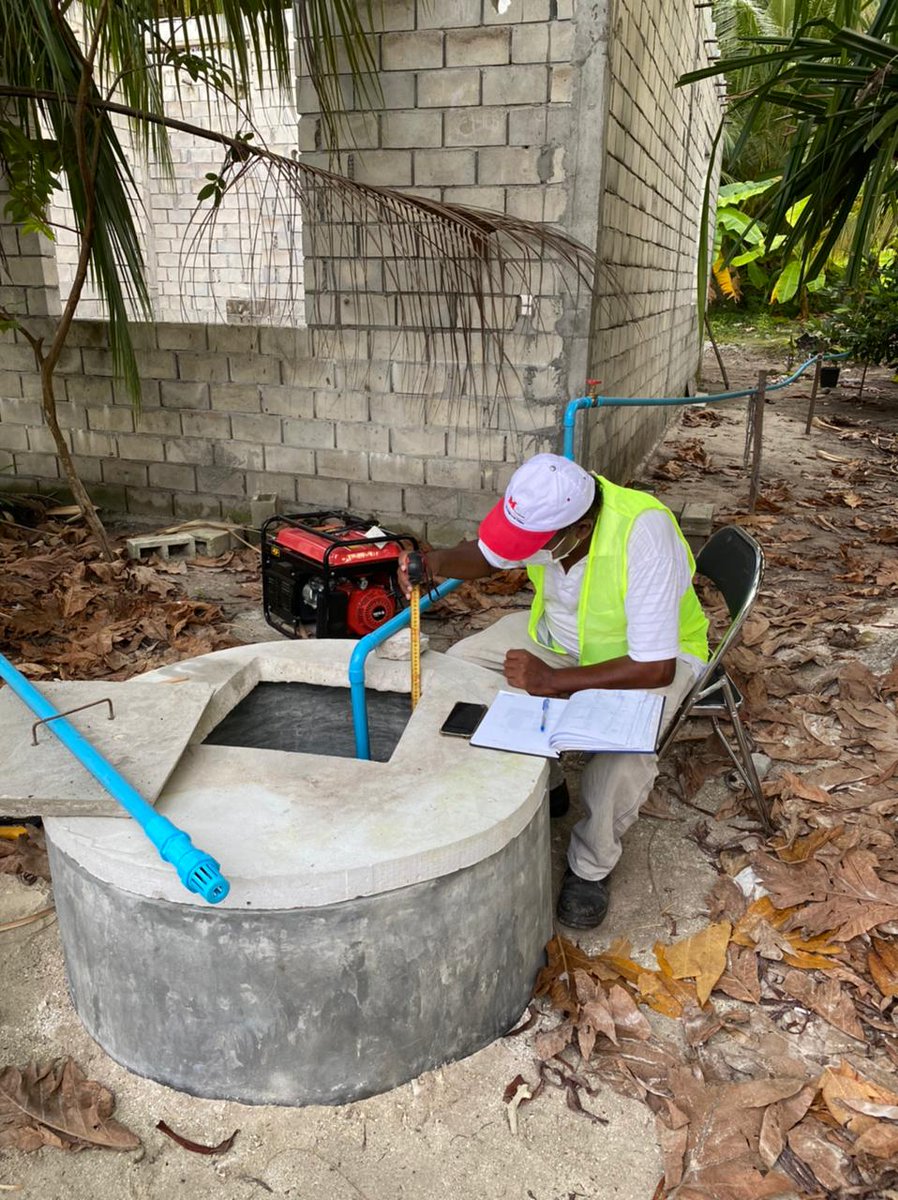 MoEnvmv's tweet photo. Groundwater mapping assessments ongoing in Sh. Foakaidhoo under the GCF funded water project.
#WATSAN #Water #Fenfahi #GCF #GroundWater #Aquifer @theGCF @UNDPMaldives @lgaMaldives https://t.co/MpgsTVjupm