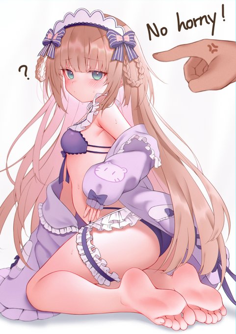 No horny👈
#もちこまーと 
#もちこまえにっき 
#mochicomArt 