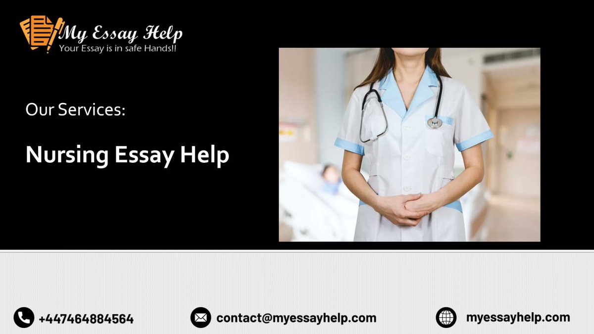 MyEssayHelp2's tweet image. Get Nursing Essay Help from My Essay Help. My Essay Help is the one-stop destination for the required help for writing any type of essays online.

#essayhelp 
#nursingessayhelp
#myessayhelp