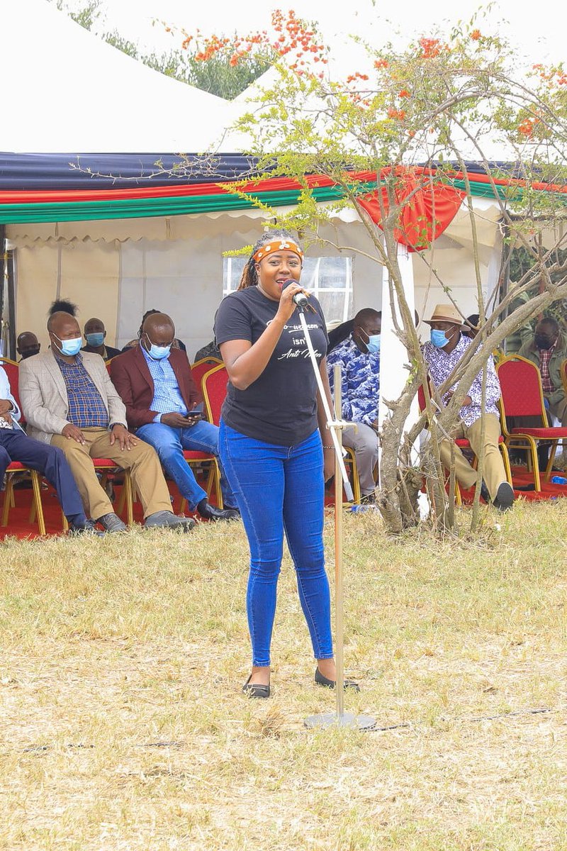 A little late but we SEE you, Daughter of the Mountain <a href="/abbiezuena/">AbbieZuena</a> the participation of young women in political conversations in our country is inevitable. #Inawezekana