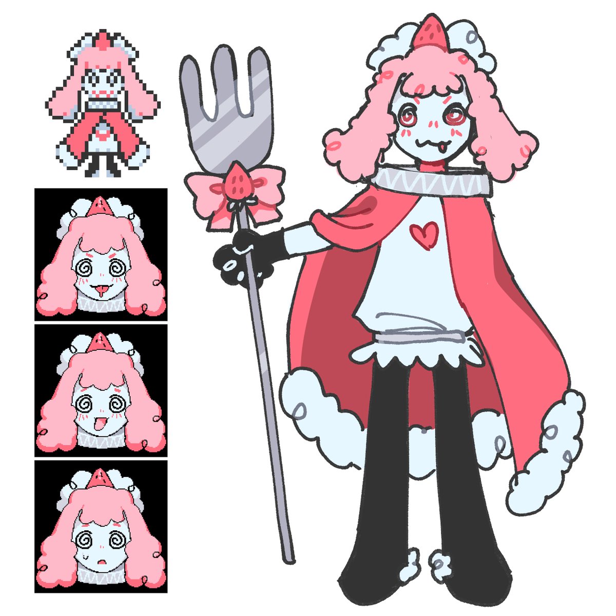 GOOMYLOID's tweet photo. deltarune oc concept .... their name is puff https://t.co/O2E9C58ym5