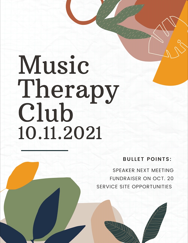 UDaytonMusic's tweet photo. Join music therapy club TODAY at 8PM in Fitz Hall Room #440 to learn more! https://t.co/gOWfwVsRYb