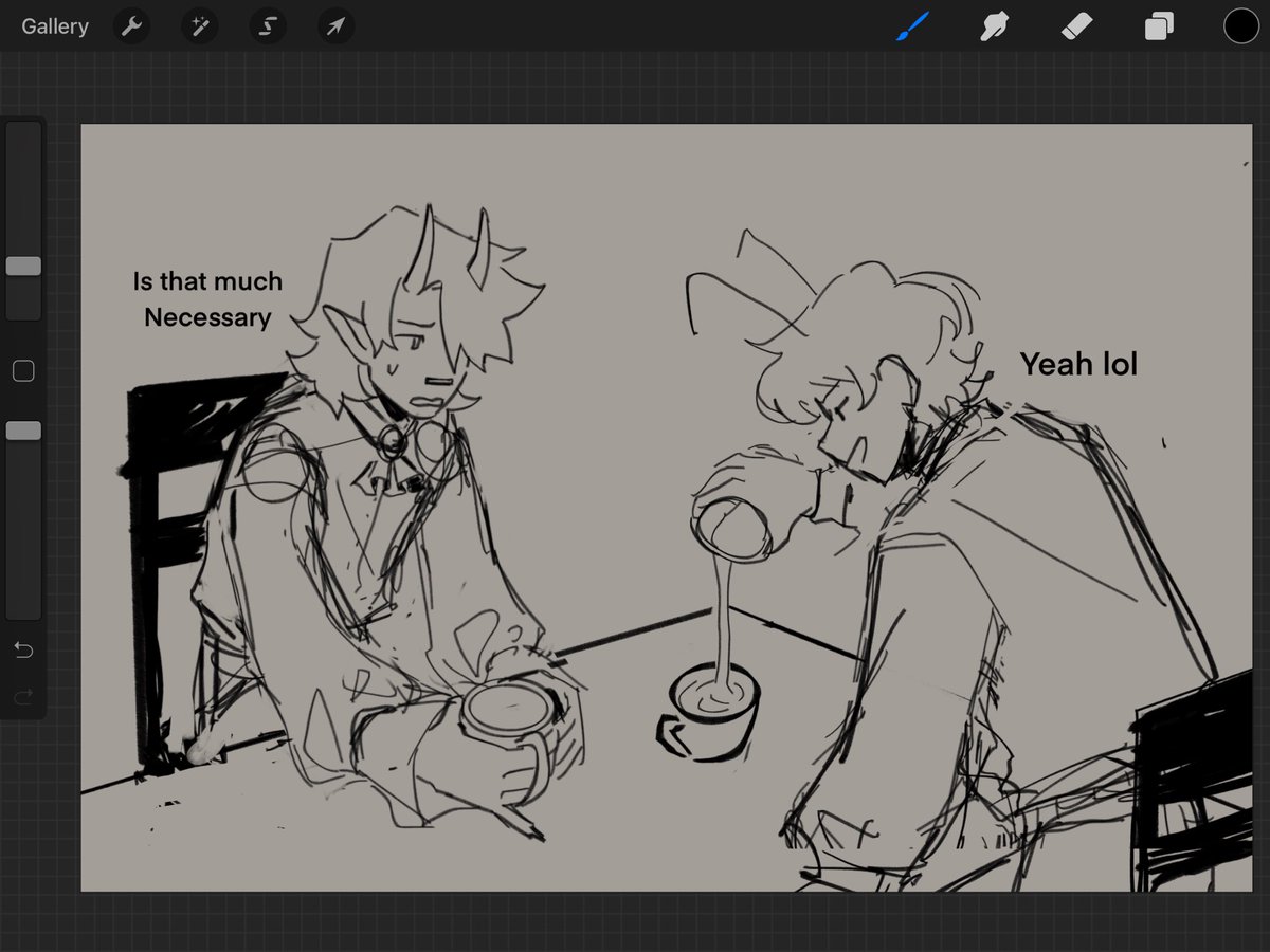 WIP, I thought it would be funny if origin tubbo just put a terrifying amount of nectar into his drinks so he doesn't die lol 