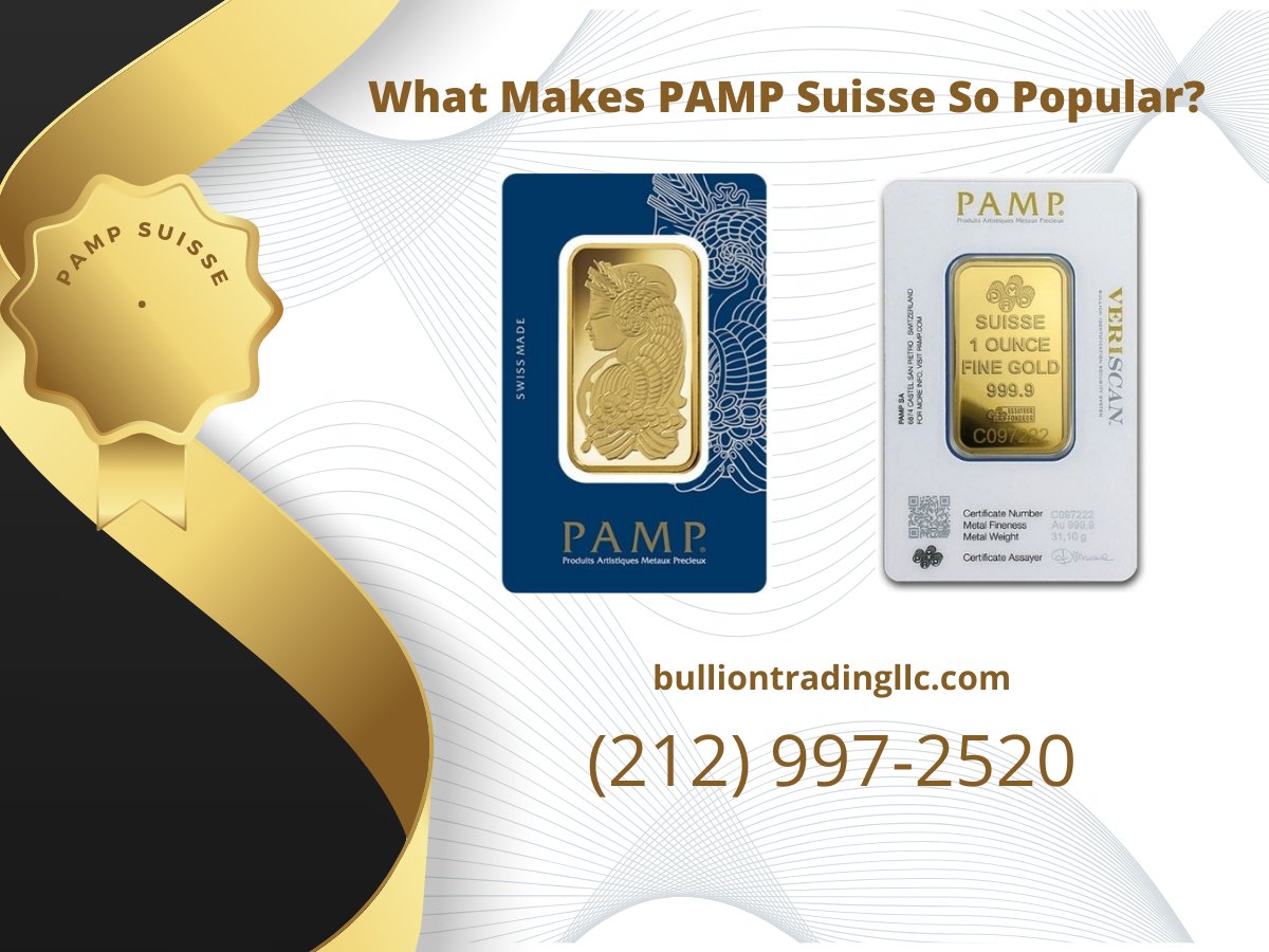 Bullion_Trading's tweet photo. What makes PAMP Suisse Gold Bars so Popular? 
Find Out Now: https://t.co/qnLThZUGRb
#goldbar #goldprice #goldbars #gold #goldbullion #goldjewellery https://t.co/0PpXZ48rHo