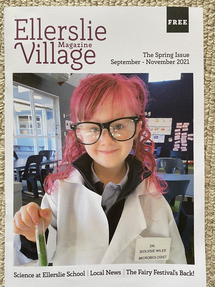 _drRoberts's tweet photo. have you seen this @SiouxsieW ?! inspiring the next generation of scientists #toocute https://t.co/ksTFxocu0e