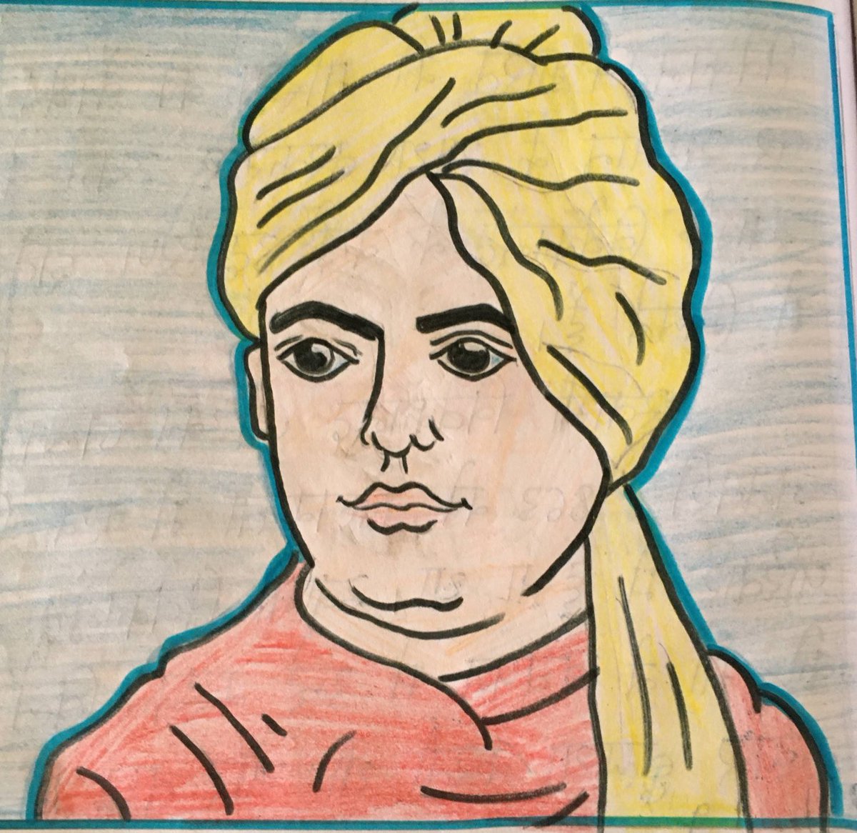 drsrinivasmacha's tweet photo. Art by My Daughter Chitra Sai. https://t.co/B7lXRshjq5