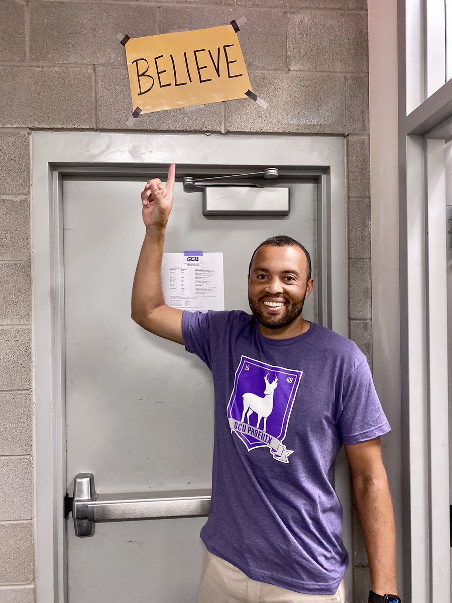 GCU_MSoccer's tweet photo. We believed in “BELIEVE” 👊
#LopesUp // #TedLassoNight https://t.co/U3x4gAn1Bu