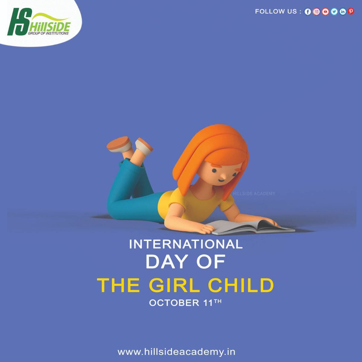 hillsidebschool's tweet photo. International Day of the Girl Child 2021.
#girlchild #womenempowerment #education #girlchildeducation #MyMathews #girlpower #ngo #girl #charity #women #children #girls #nonprofit #womensupportingwomen #inspiration #genderequality #kids #child #instagram #bhfyp https://t.co/XroJbC5C1T