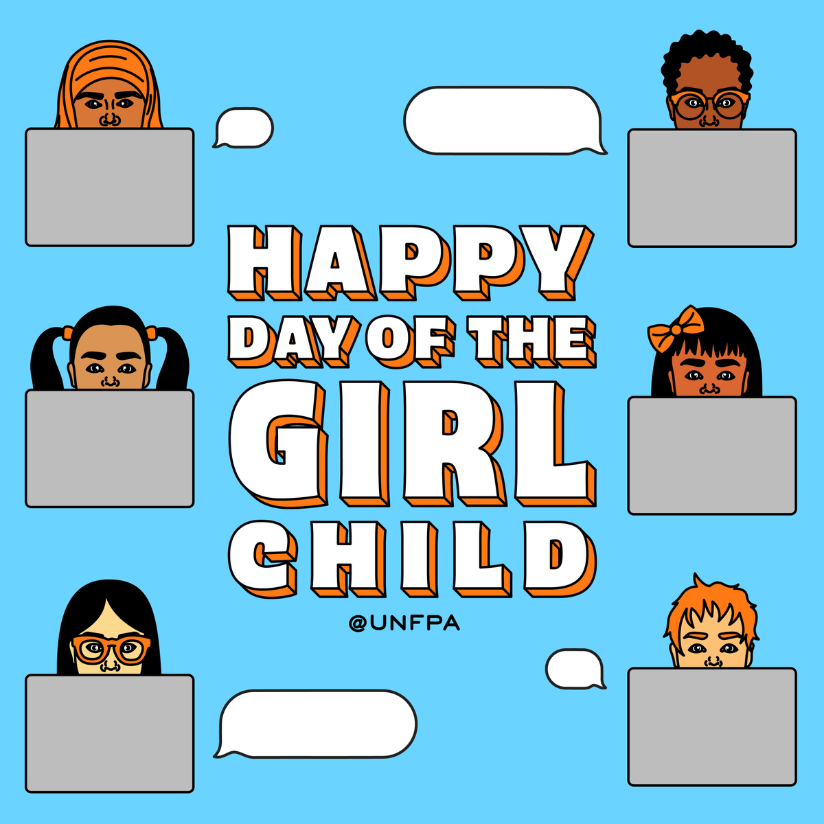 UNFPA_ESARO's tweet photo. All girls are born with power 🧡 This #DayOfTheGirl, join @UNFPA to celebrate #GRLPower and call for bridging the gender digital divide! 

Learn more: https://t.co/ywjKRfn0s2 https://t.co/SyPoWGdHaV