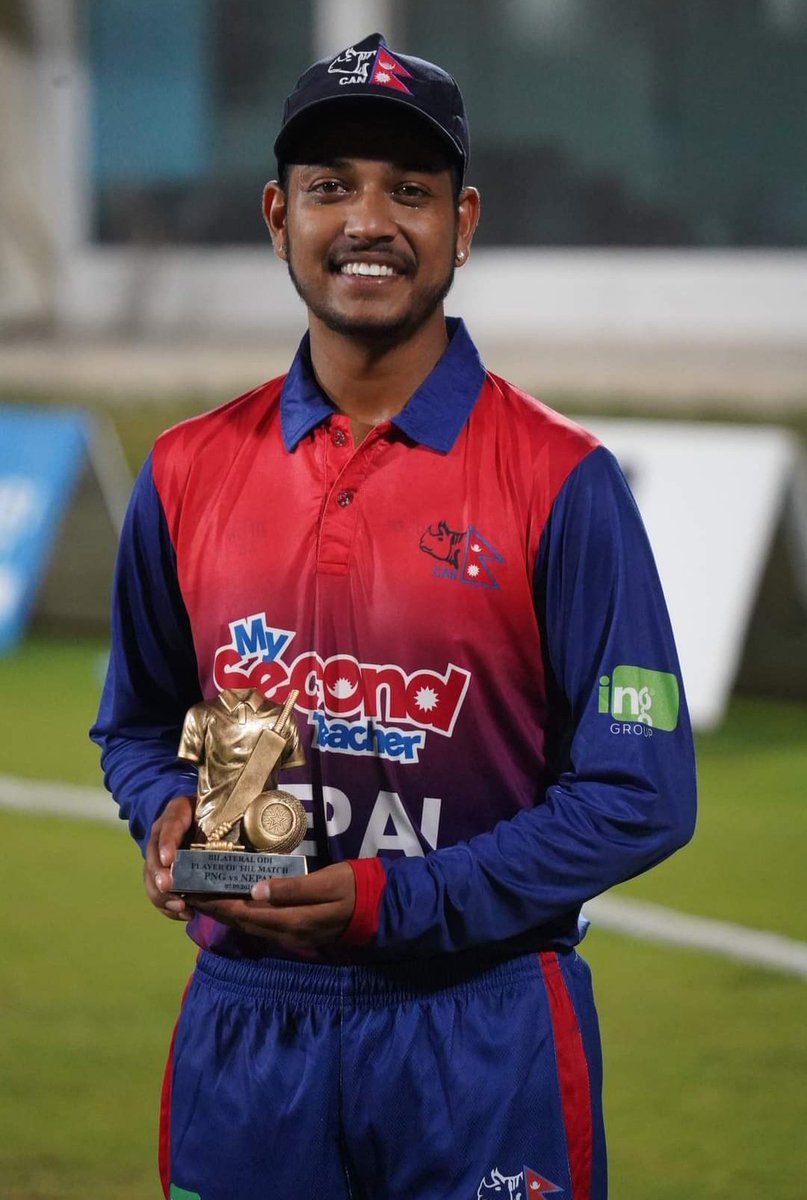 Congratulations <a href="/Sandeep25/">Sandeep Lamichhane</a>

Winner of the <a href="/ICC/">ICC</a> Player of the Month for September.