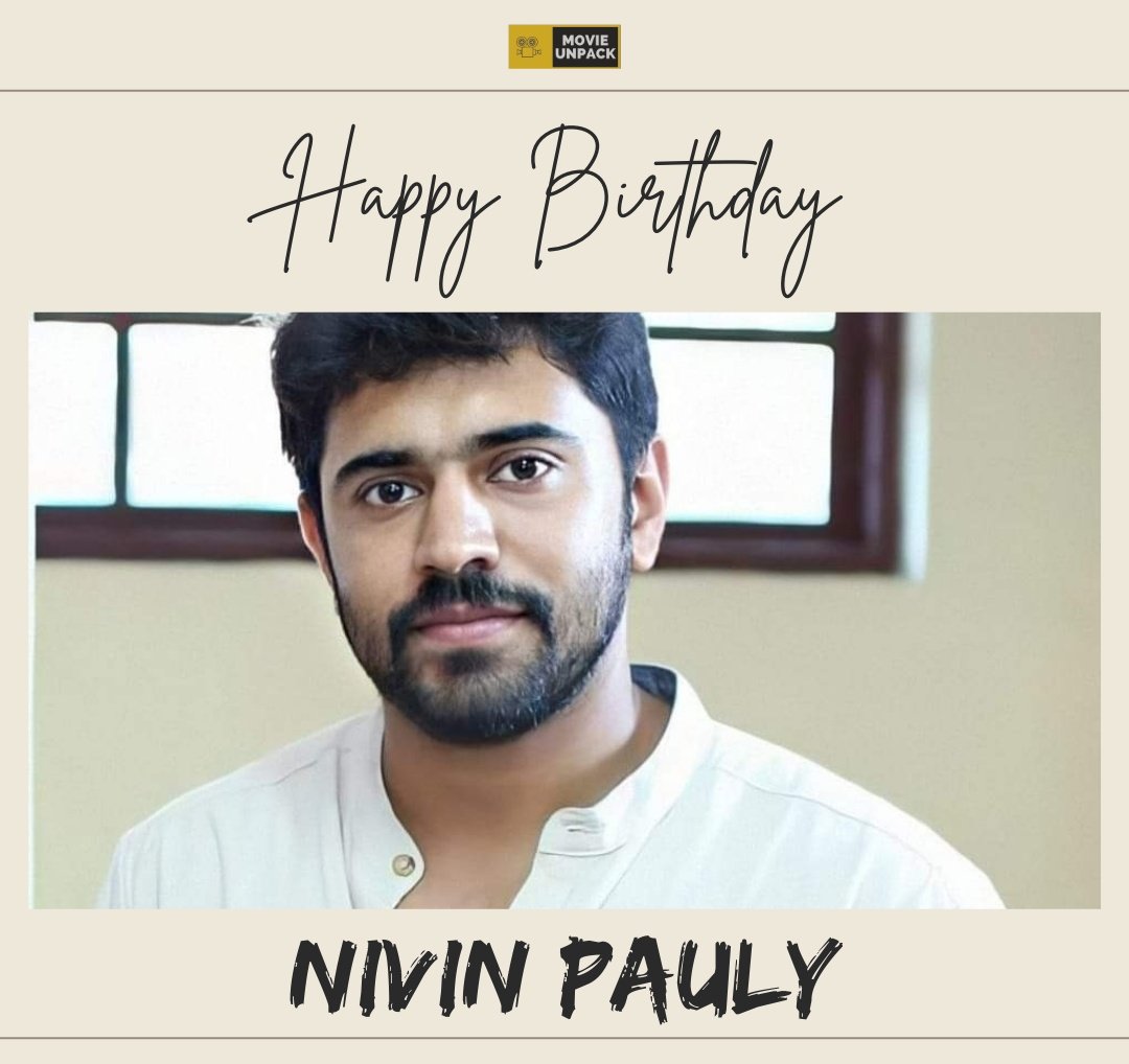 Happy Birthday Nivin Pauly      