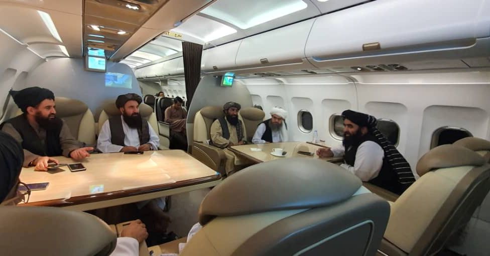 Reuters's tweet photo. U.S. says Taliban talks in Doha were 'candid and professional' https://t.co/ofX3osUQBc https://t.co/VZpE9Hcve4
