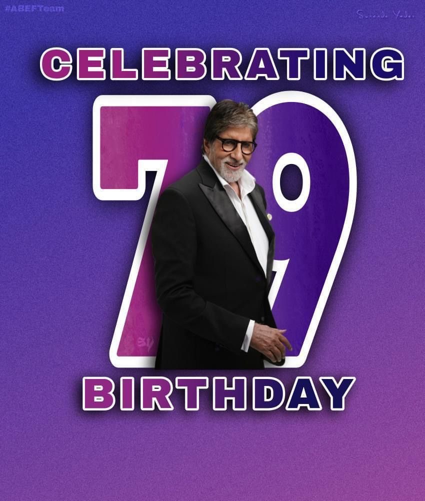 big_rasha's tweet photo. @SrBachchan Happy Birthday Legend Amitabh Bachchan ji ❤ 🎉🎊🎂 wish you happiness long life and health 🙏 God bless you always sir 🙏 #ABEFTeam https://t.co/lkrOcN1M1P