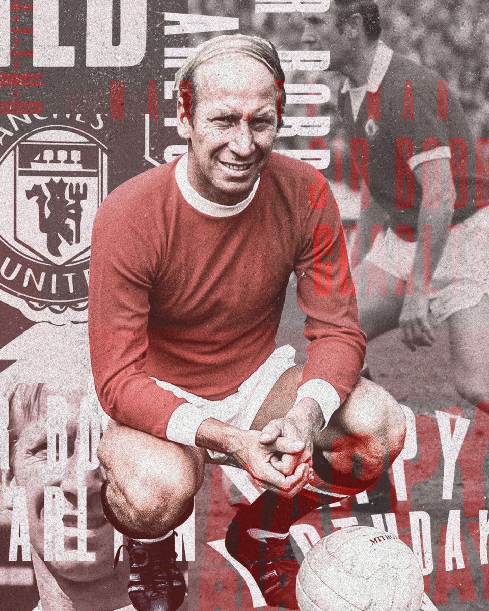 𝙃𝙖𝙥𝙥𝙮 𝙗𝙞𝙧𝙩𝙝𝙙𝙖𝙮, Sir Bobby Charlton 🤩❤️

#MUFC