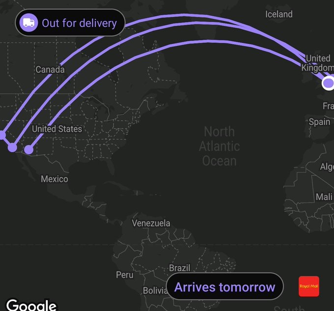 They're playing hot potato with my package 🥲 https://t.co/h6xbWbeOy9