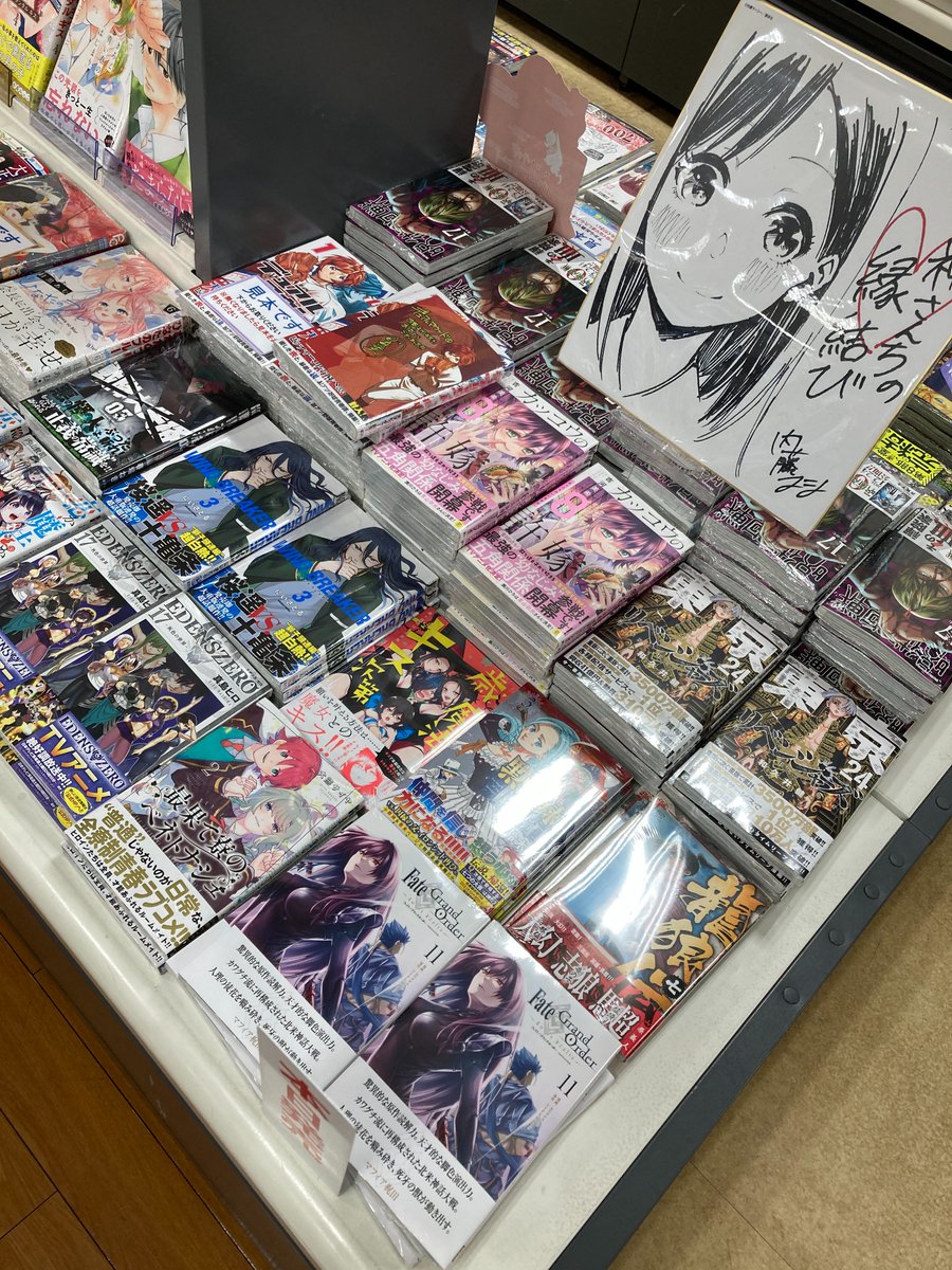 animatemtym's tweet photo. 【書籍入荷情報】
「＃ラヴィアンローズ　バラ色の余生　１」「Fate／Grand Order-turas realta- 11」他、入荷しとるよー🍊 https://t.co/tcUVS007RB