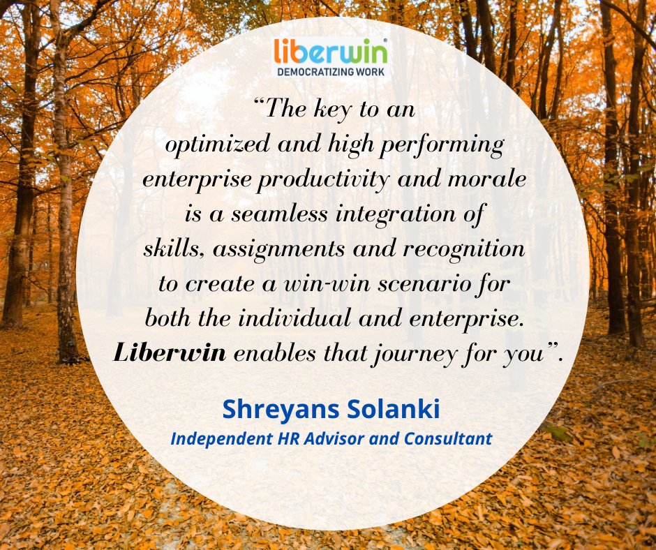#futureofwork #testimonials #liberwin #hrtech #hrprofessionals #humanresources #skillbased #skillassessment #workworthinessindex #gigwork #marketplaces #internalmobility #enterprises #freelancers #startups #startupecosystems #startupsindia <a href="/ganesharul/">Ganesan Arulanandham</a> <a href="/ashokmithiran/">Ashok Mithiran</a> <a href="/sasikumar_74/">Sasi Kumar S</a>