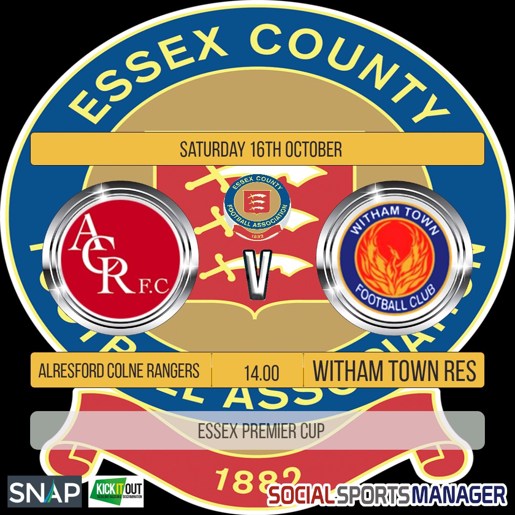 AlresfordCRFC's tweet photo. The 1sts entertain @Withamtownfc Res in round 2 of the @EssexCountyFA Premier Cup... note the early ko!! Get over and support the lads ππΌ Bar will be open πΊπ΄β« #UTACR https://t.co/Q7EtUZ9lzN