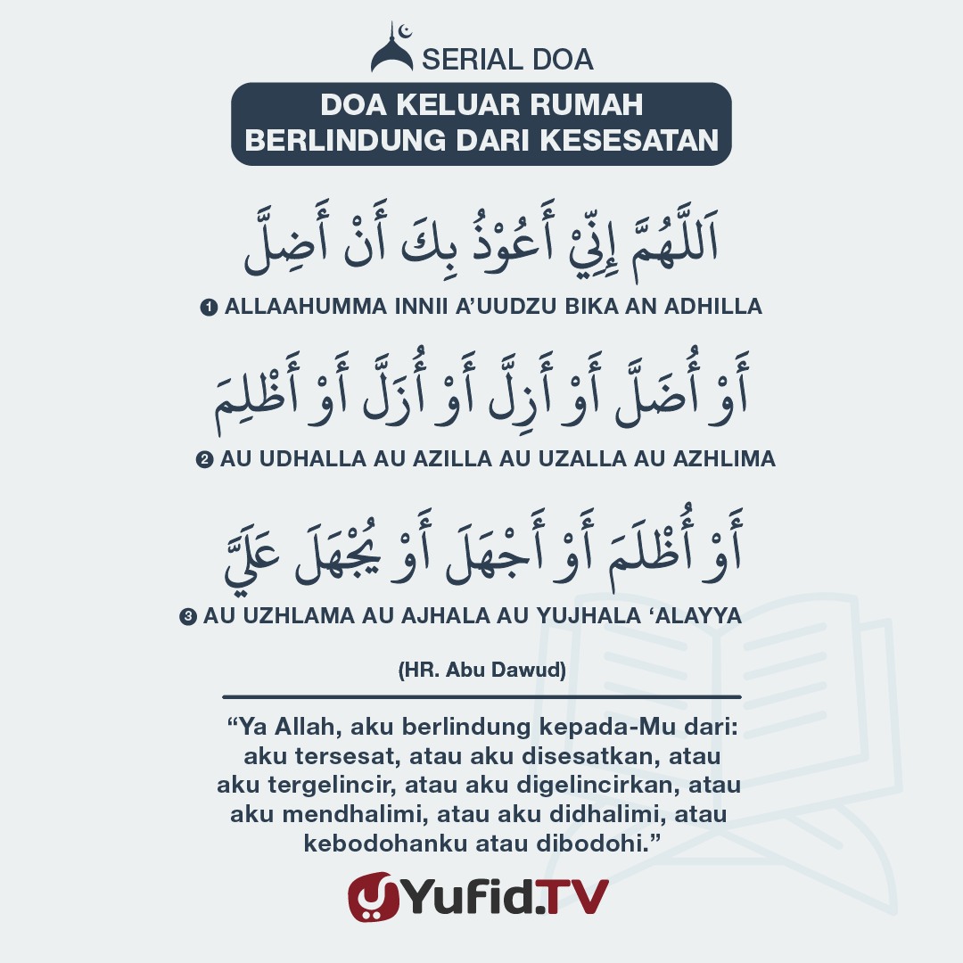 VanKordi's tweet photo. @ctjamil92 Amalkan doa-doa keluar rumah ini. Insya Allah. https://t.co/9P9AphSnC5