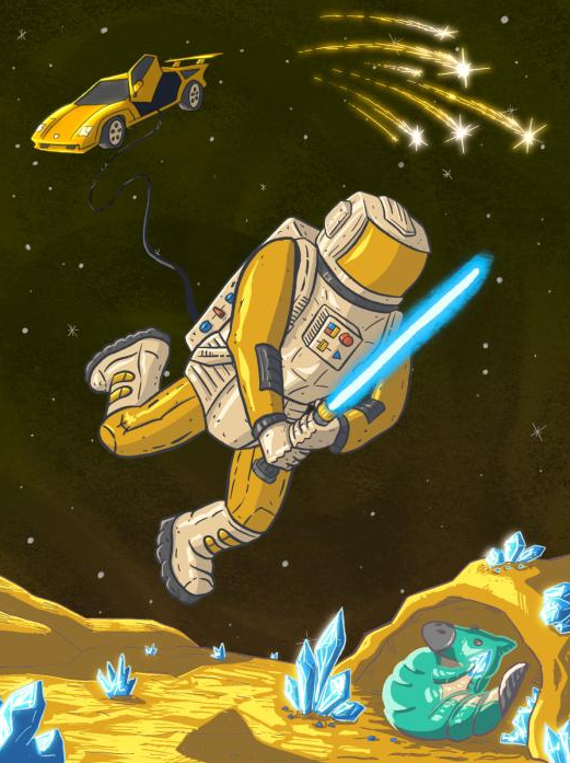 i wanna show you a very early project, I'm rn looking into <a href="/SpaceWalker_nft/">SpaceWalker by Jaybee</a> 

look at this golden Jedi-like spacewalker. I really love him because of the golden color and the lightsaber. 

Can't wait to mint this bad boy!!