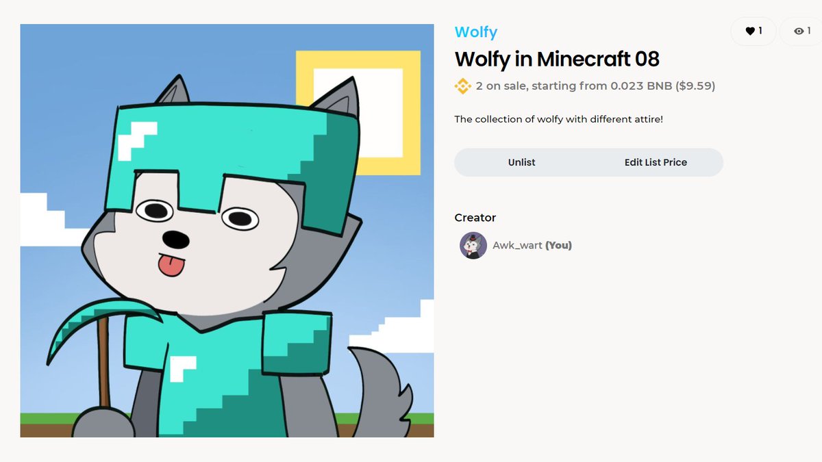 Wolfy in Minecraft!! 08

Visit my 11th collection here <a href="/altura_nft/">Altura</a> ! <3 
app.alturanft.com/item/0x680428b…

#AlturaNFT #Altura #NFTCollector