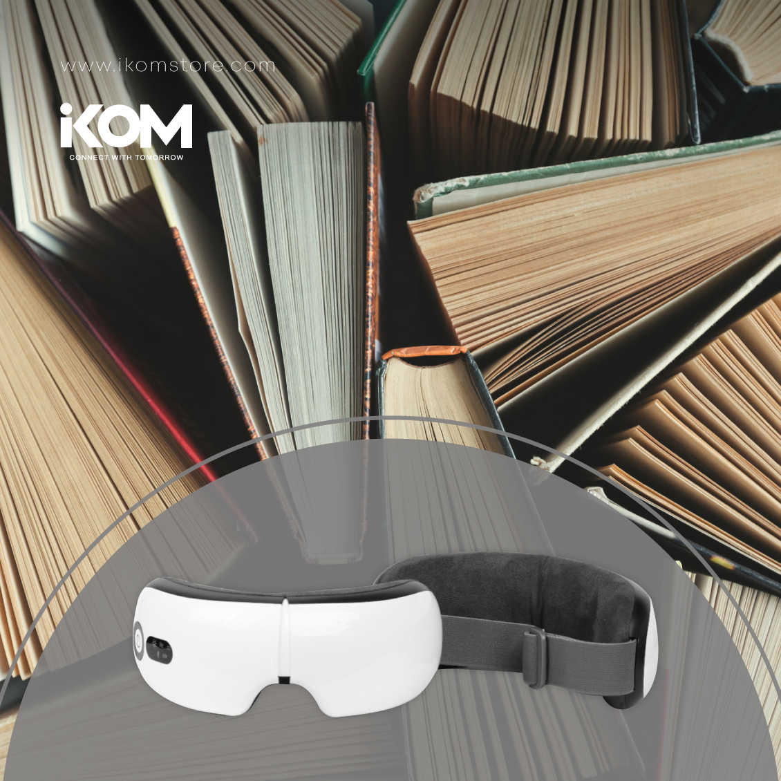 ikomStore's tweet image. Heard of neck massagers, back massagers, and head massagers but never heard of an eye massager?
IKOM is introducing you to its one-of-a-kind eye massager that helps in blood circulation and brings relief to your strained, dry, and tired eyes.