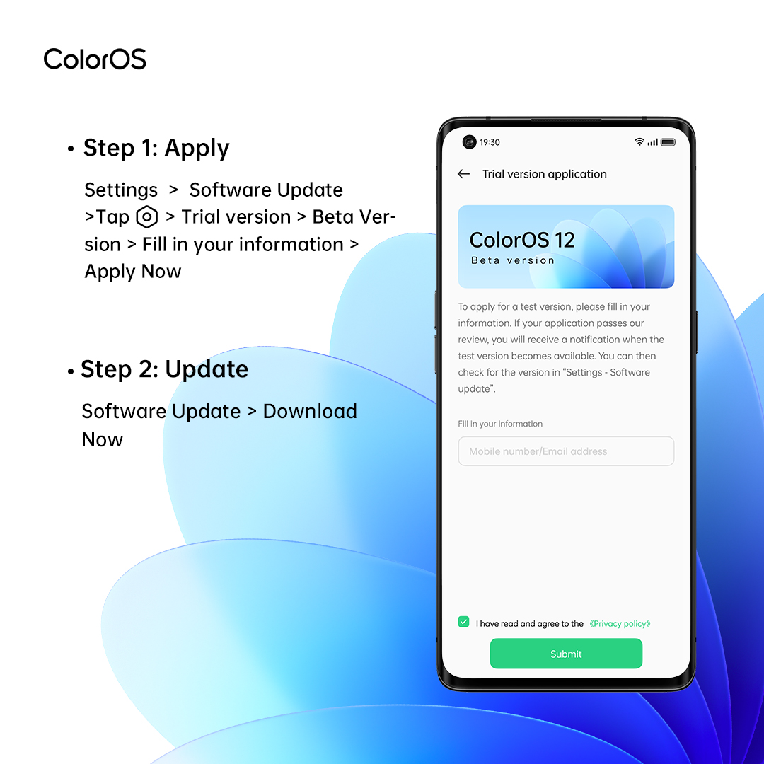 Cara download ColorOS 12