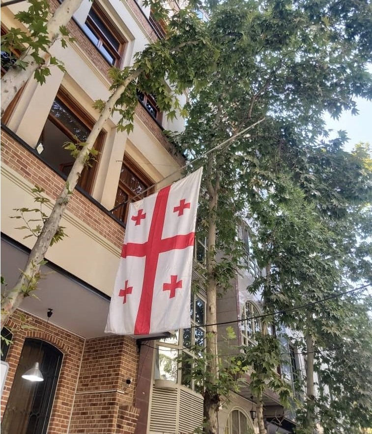 Georgia in Iran (@embassytehran) on Twitter photo Today, on 11th of October, Georgian national ๐ฌ๐ชat the premises of <a href="/EmbassyTehran/">Georgia in Iran</a> flies half-mast to pay a tribute to the victims of collapsed residential building #Batumi 8/10/21 Today, on 11th of October, Georgian national ๐ฌ๐ชat the premises of <a href="/EmbassyTehran/">Georgia in Iran</a> flies half-mast to pay a tribute to the victims of collapsed residential building #Batumi 8/10/21
