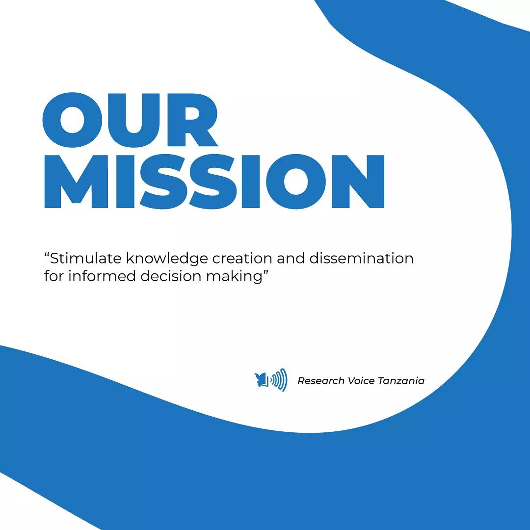 ResearchVoiceTZ's tweet image. Research Voice Tanzania (RVT).📌

#ResearchVoice #DataOriented #DecisionMaking #Researchers