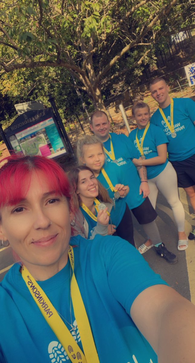We didn’t make it down to Surrey yesterday (all thanks to the fuel fiasco). Instead we kept things local for <a href="/WalkParkinsons/">Walk for Parkinson's</a> Knarsborough castle to Ripley Castle And back again. A total of 16 wonderful miles. Well done family, you smashed it🏅💙 <a href="/ParkinsonsUK/">Parkinson's UK</a>