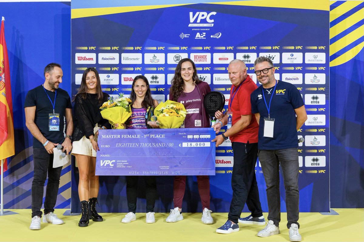 Congratulations to #VPC2021 Master winners!

#VenetoPadelCup #padel