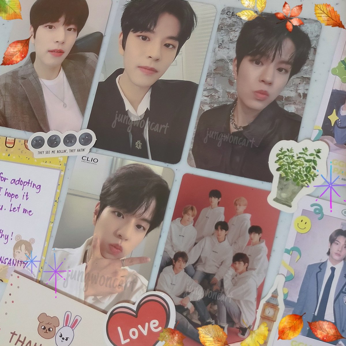 #aeicollects – receive my enha b:do unif group pc and seungmin clio pcs last week! thank you <a href="/ddalgination/">nicky</a>, <a href="/pupbitcart/">cj ☻</a> and <a href="/YEONJUNSANITY/">yeonjun misser</a> for packing them safely 🤍