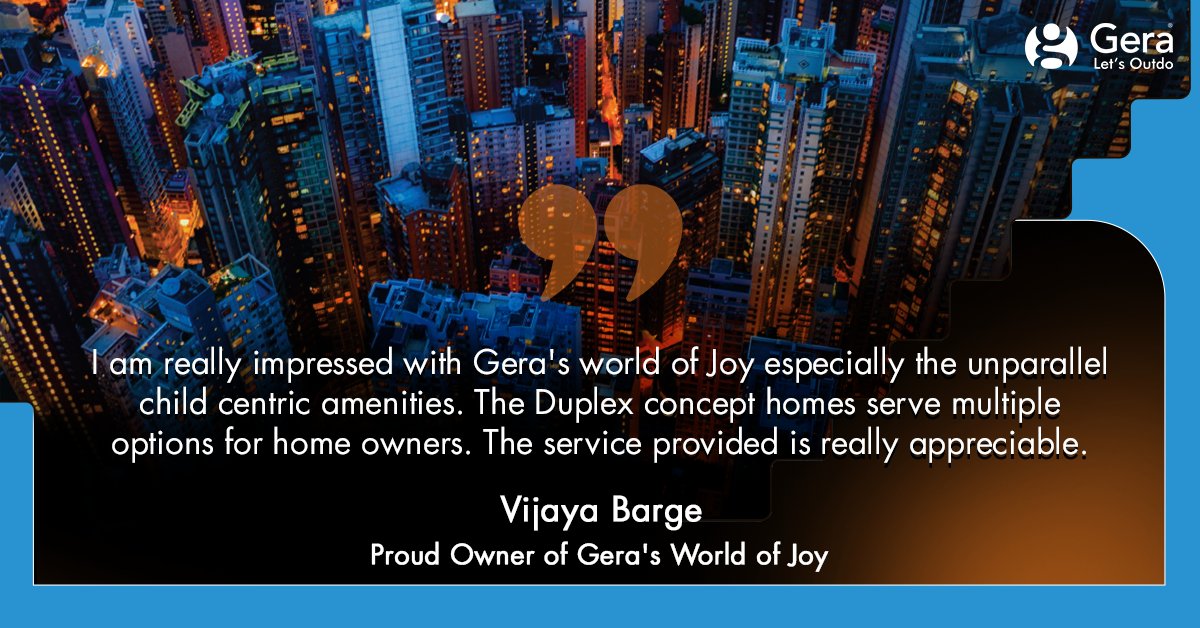 geradevelopment's tweet photo. Our #HappyCustomers make us even happier with their kind words.
#HappyCustomers #GeraDevelopements #LetsOutdo #RealEstate https://t.co/7MV5wpw1Z7